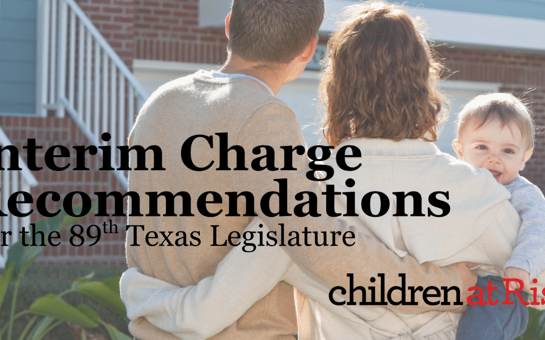 Interim Charges for the 89th Texas Legislature