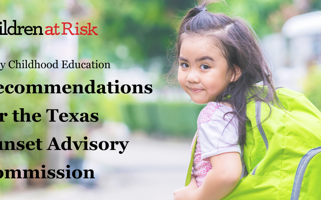 2026 Early Childhood Sunset Recommendations