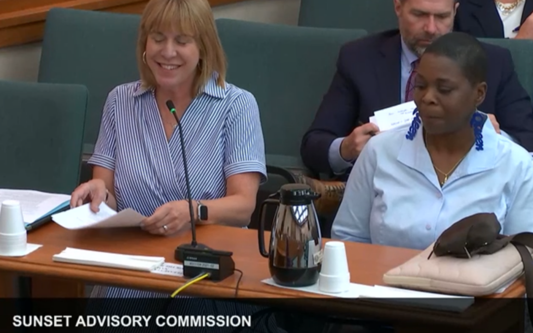 C@R Testifies at Sunset Commission TWC Hearing